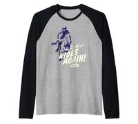 The Lone Ranger Rides Again Silhouette Manche Raglan