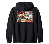 The Lone Ranger Silver Rides Collage Sweat à Capuche
