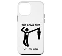 The Long Arm Of The Law Amusant Fête des Pères Gag Coque pour iPhone 12 mini