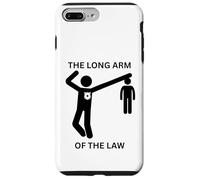 The Long Arm Of The Law Amusant Fête des Pères Gag Coque pour iPhone 7 Plus/8 Plus