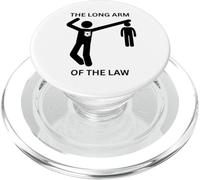 The Long Arm Of The Law Amusant Fête des Pères Gag PopSockets PopGrip pour MagSafe