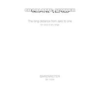 The long distance from zero to one - Conducteur