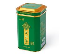 Thé Longjing, thé Vert Chinois 80g Contenu Net Parfum Fort Goût sucré Plat Lourd thé de Printemps en Conserve Délicat pour le Bureau de L'école à la Maison