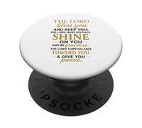 The Lord Bless You and Keep You PopSockets PopGrip Adhésif