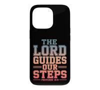 The Lord Guides Our Steps Proverbes 16:9 Verse biblique Coque pour iPhone 13 Pro