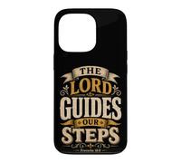 The Lord Guides Our Steps Proverbes 16:9 Verse biblique Coque pour iPhone 13 Pro