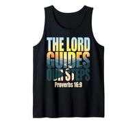 The Lord Guides Our Steps Proverbes 16:9 Verse biblique Débardeur