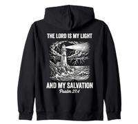 The Lord is My Light and My Salvation Psaum 27 1 Lighthouse Sweat à Capuche
