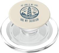 The Lord is My Light and Salvation Chrétien Hommes Femmes Enfants PopSockets PopGrip pour MagSafe