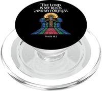 The Lord is My Rock and Fortress Psaum 18:2 PopSockets PopGrip pour MagSafe