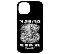 The Lord is My Rock Psaume 18 2 Christian Faith Fortress Art Coque pour iPhone 14