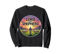 The Lord is My Shepherd Christian Bible Verse Psaume 23:1 God Sweatshirt