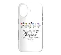 The Lord is My Shepherd Christian Faith Bible God Psalm 23/1 Coque pour iPhone 17