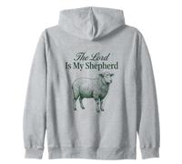 The Lord is My Shepherd Christian Faith Sheep Psaum 23 Sweat à Capuche