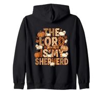 The Lord is My Shepherd Christian Faith Verse de la Bible Automne Sweat à Capuche