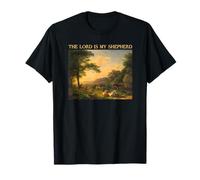 The Lord is My Shepherd Christian Sheep Painting Amateur d'art T-Shirt
