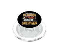 The Lord is My Shepherd I Need Constant Supervision PopSockets PopGrip pour MagSafe