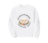 The Lord is My Shepherd, I Shall Not Wait - Psaumes 23:1 Sweatshirt