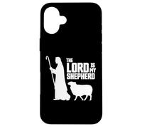 The Lord is My Shepherd Psalms 23:1 Bible Verse Christians Coque pour iPhone 16 Plus