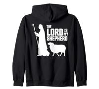 The Lord is My Shepherd Psalms 23:1 Bible Verse Christians Sweat à Capuche