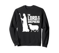 The Lord is My Shepherd Psalms 23:1 Bible Verse Christians Sweatshirt