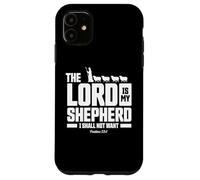 The Lord is My Shepherd Psalms 23:1 Scripture Christians Coque pour iPhone 11