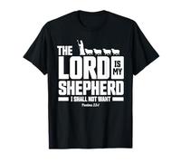 The Lord is My Shepherd Psalms 23:1 Scripture Christians T-Shirt