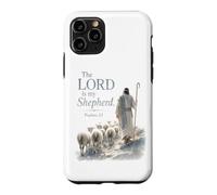 The Lord is My Shepherd - Psalms 23 Christian Watercolor Coque pour iPhone 11 Pro