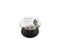 The Lord is My Shepherd - Psalms 23 Christian Watercolor PopSockets PopGrip Adhésif