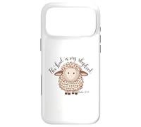The Lord is My Shepherd Psaum 23:1 Jesus Christian God Sheep Coque pour iPhone 17 Pro Max
