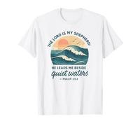 The Lord is My Shepherd Psaum 23 Quiet Waters T-Shirt