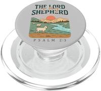 The Lord is My Shepherd - Psaume 23:1 Pastoral Sunrise PopSockets PopGrip pour MagSafe
