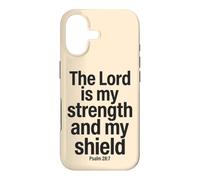 The Lord is My Shield Psaum 28:7 Verse biblique Coque pour iPhone 17