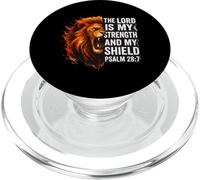 The Lord is My Strength and My Shield Psaum 28:7 Christian PopSockets PopGrip pour MagSafe