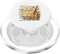 The Lord is My Strength and My Song Psaum 118:14 Faith PopSockets PopGrip pour MagSafe