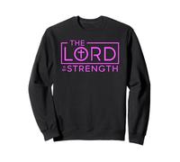 The Lord is My Strength Entraînement Fitness Gym Christian Lift Sweatshirt