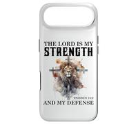 The Lord is My Strength & My Defense Exodus 15:2 Bible Lion Coque pour iPhone Air
