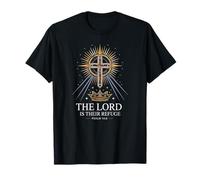 The Lord is Their Refuge Psaum 14:6 Verse T-Shirt