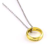 The Lord of The Rings Collier avec anneau, or, LRN00002, One Size, Or, Pas de pierres précieuses