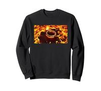 The Lord of The Rings Destruction of The One Ring Sweatshirt, Unisexe pour Adultes, Noir, XXL