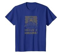 The Lord of The Rings Gimli Ishkhaqwi Durugnul T-Shirt, Enfant, Bleu Royal, 2 Ans