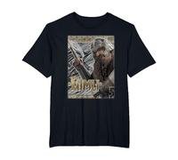 The Lord of The Rings Gimli T-Shirt, Homme Grandes Tailles, Noir, 5X Tall