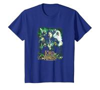 The Lord of The Rings Hero Group T-Shirt, Enfant, Bleu Royal, 12 Ans