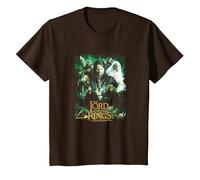 The Lord of The Rings Hero Group T-Shirt, Enfant, Marron, 12 Ans