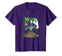 The Lord of The Rings Hero Group T-Shirt, Enfant, Violet, 12 Ans