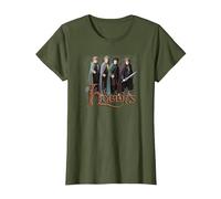 The Lord of The Rings Hobbits T-Shirt, Femme, Olive, XL