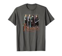The Lord of The Rings Hobbits T-Shirt, Homme, Asphalte, XL