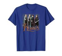 The Lord of The Rings Hobbits T-Shirt, Homme, Bleu Royal, L