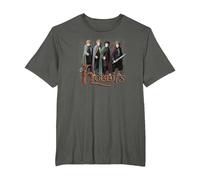 The Lord of The Rings Hobbits T-Shirt, Homme Grandes Tailles, Asphalte, 5X Tall