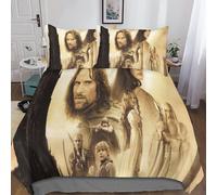 The Lord Of The Rings Housse De Couette Fille Avec Taies D'oreillers Parure De Lit Housses De Couettes Movie Microfibre Avec Fermeture ¿¿Clair Parure D